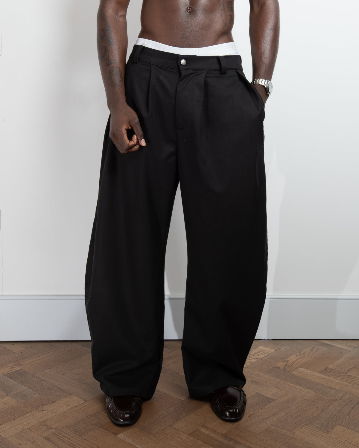 PLEATED SHADOW PANT V2