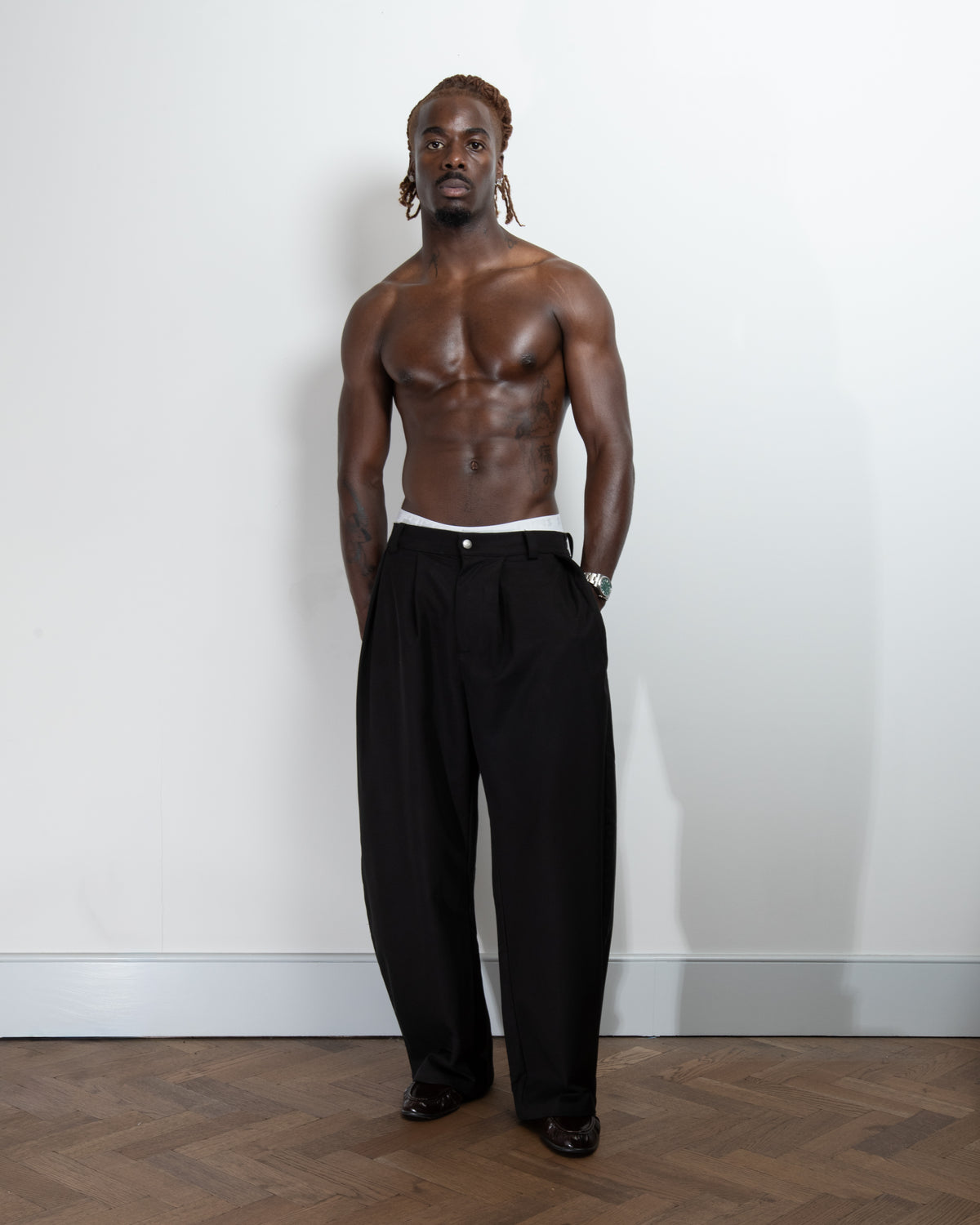 PLEATED SHADOW PANT V2