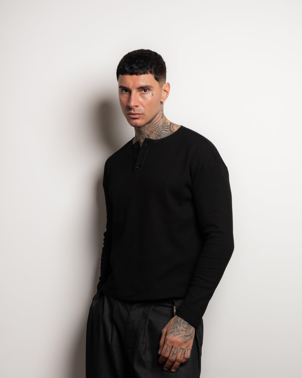 WAFFLE HENLEY NOIR