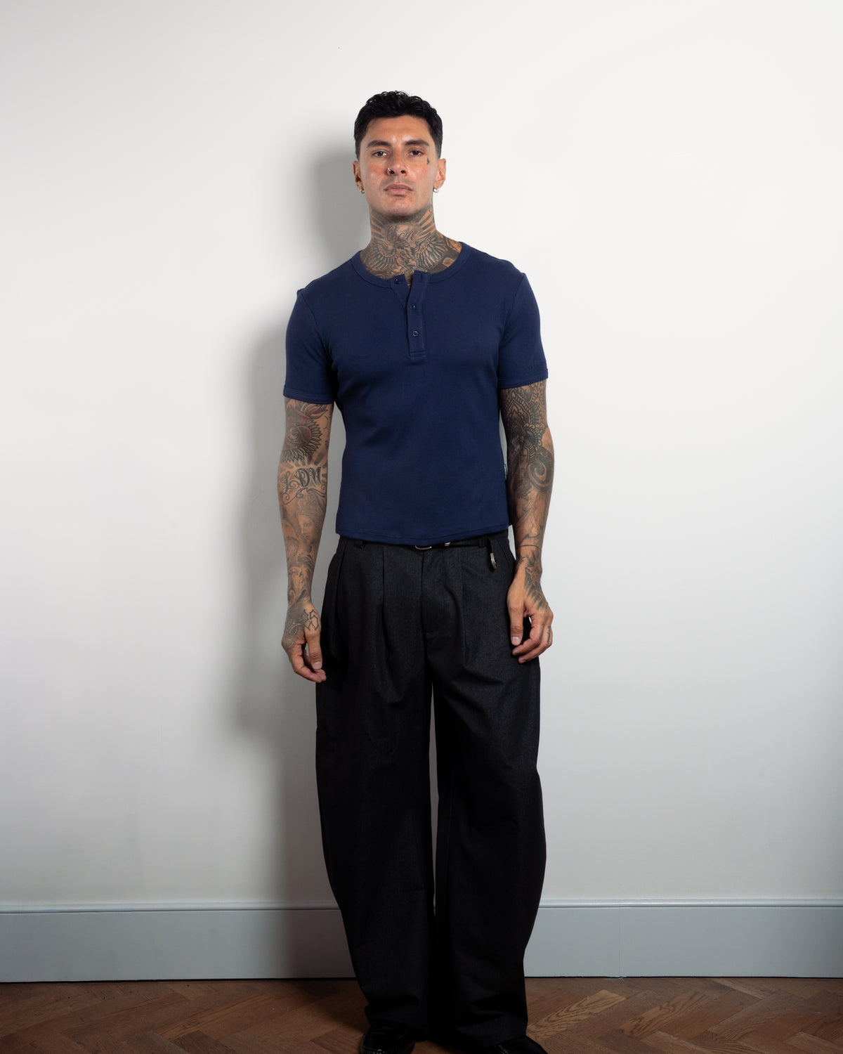 NAVY SS HENLEY