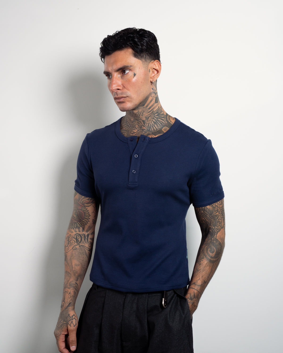 NAVY SS HENLEY