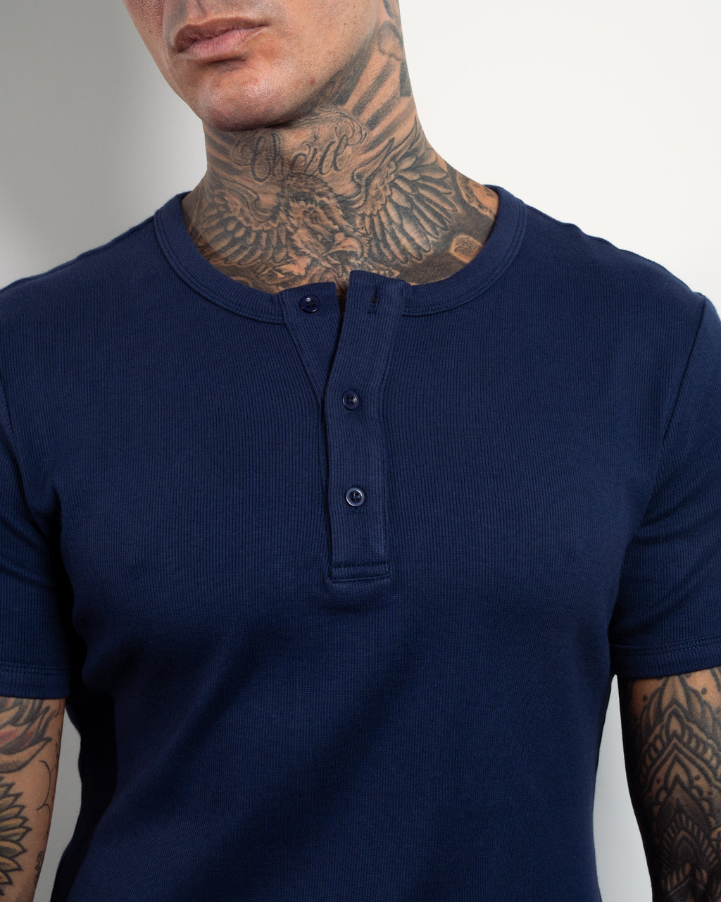 NAVY SS HENLEY