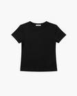 NOIR FITTED T-SHIRT