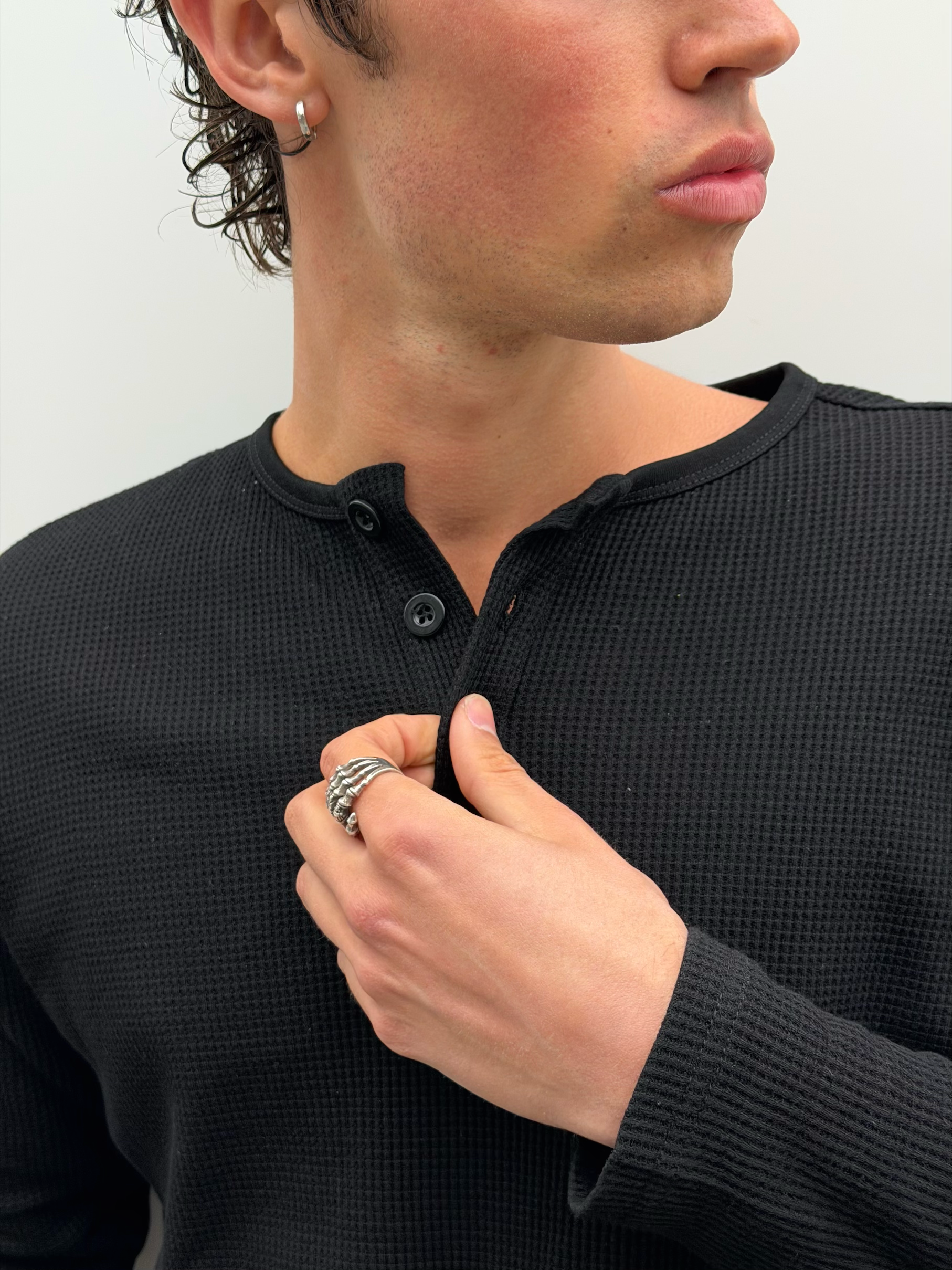 WAFFLE HENLEY NOIR