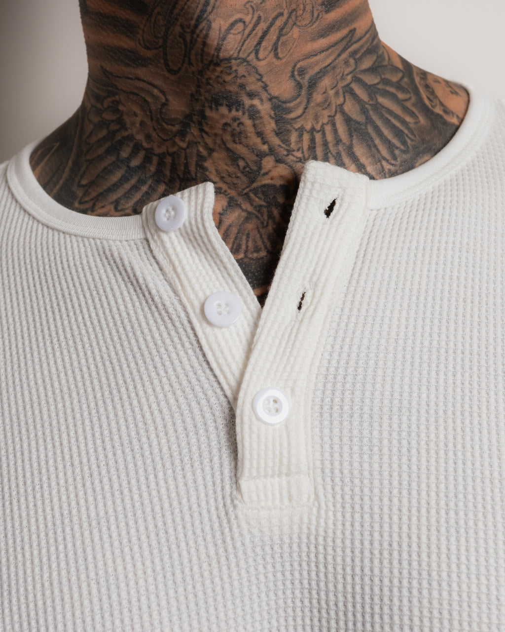 WAFFLE HENLEY BONE